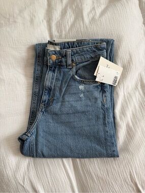 H&M High Rise Wide Leg Jeans